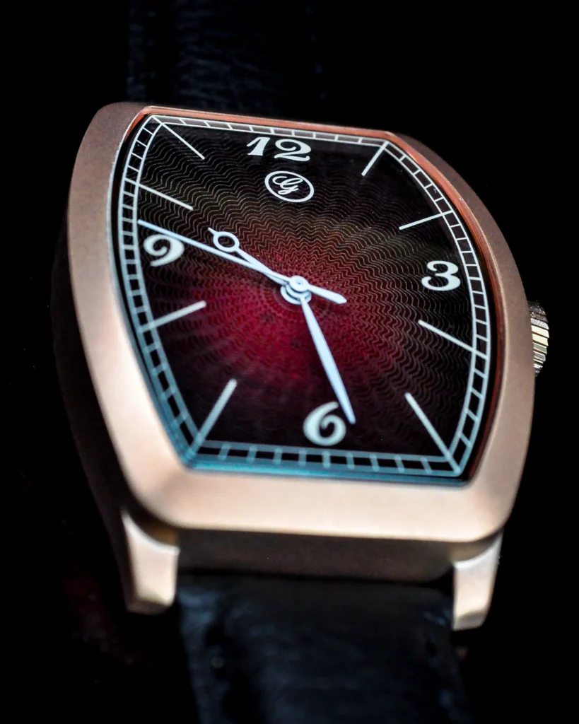 Галваничното покритие на часовник с гийоше